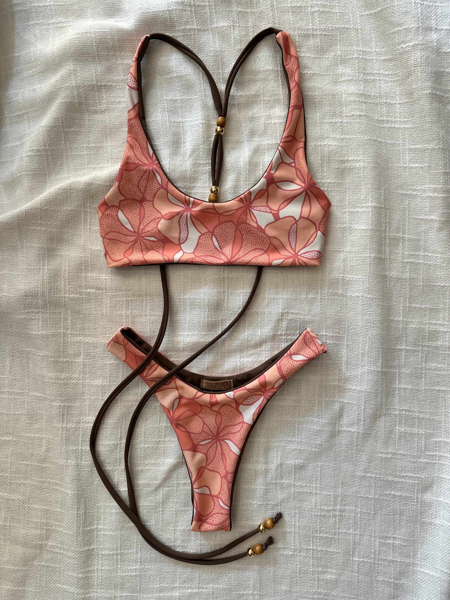 hawaiian tropic scoop neck bikini set
