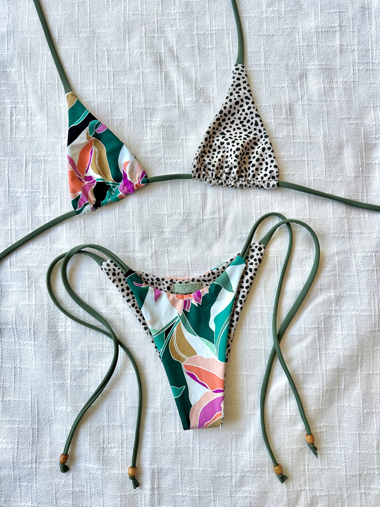 desert oasis string bikini set